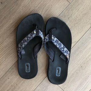 Teva sandals.